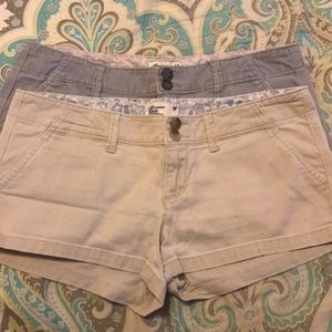 2 Pair American Eagle Shortie Shorts